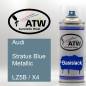 Preview: Audi, Stratus Blue Metallic, LZ5B / X4: 400ml Sprühdose, von ATW Autoteile West.